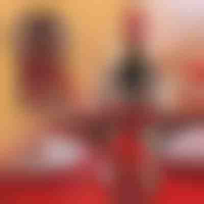 Božićna navlake za vinsku bocu | VINOPOUCH