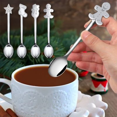 Božićne ukrasne žlice (4 komada) | XMASSPOON