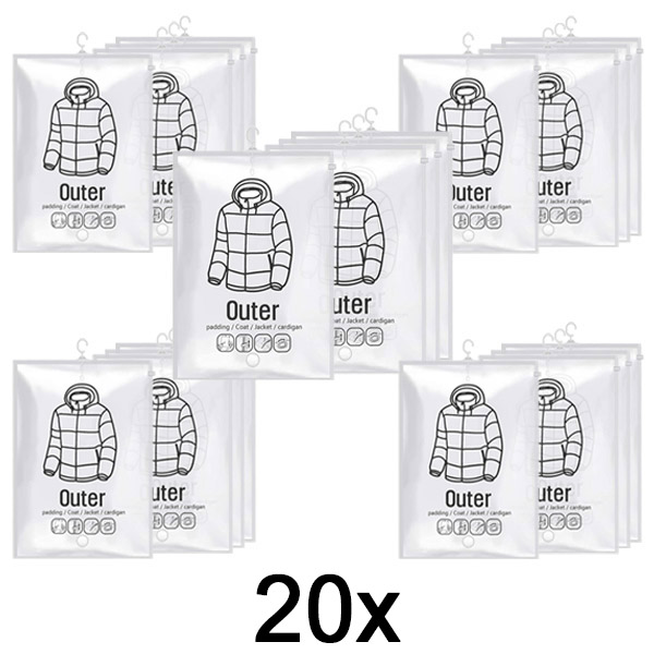 5x Viseće vakuumske vreće za pohranu (4 kom) | VACUHANG